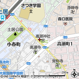 大阪府守口市馬場町1丁目周辺の地図