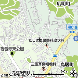 三重県津市鳥居町296周辺の地図