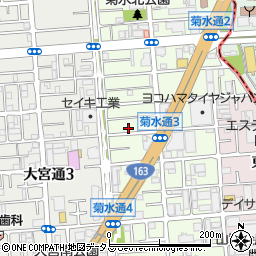 大阪府守口市菊水通3丁目3-19周辺の地図