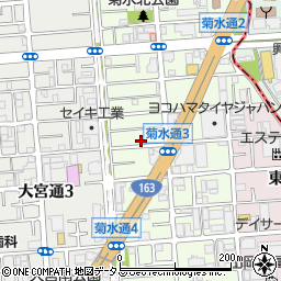 大阪府守口市菊水通3丁目3-17周辺の地図
