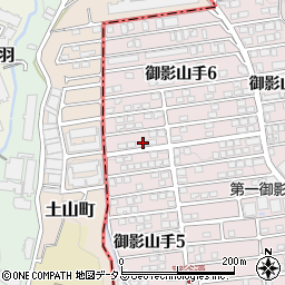 兵庫県神戸市東灘区御影山手6丁目2-5周辺の地図
