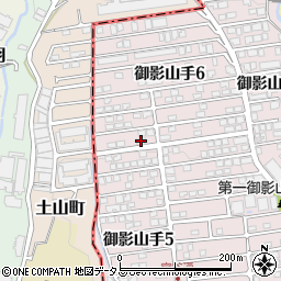 兵庫県神戸市東灘区御影山手6丁目2-3周辺の地図