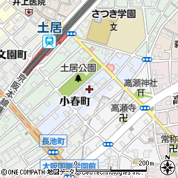 大阪府守口市小春町周辺の地図