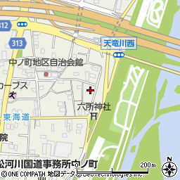 静岡県浜松市中央区中野町1088周辺の地図