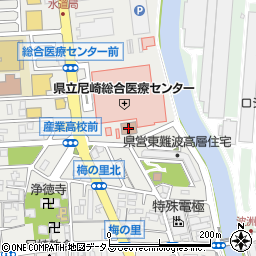 尼崎年金事務所周辺の地図