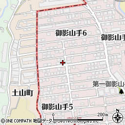 兵庫県神戸市東灘区御影山手6丁目2-1周辺の地図