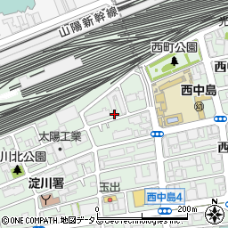 サンマンション新大阪周辺の地図