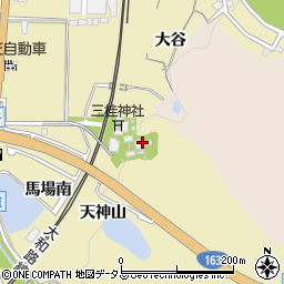 岡田国神社周辺の地図