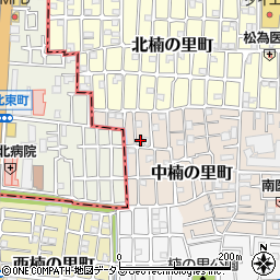 大阪府大東市中楠の里町3-13周辺の地図