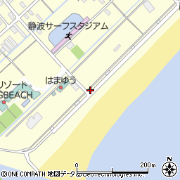 静波海水浴場トイレ２周辺の地図
