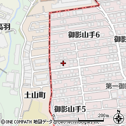 兵庫県神戸市東灘区御影山手6丁目2-20周辺の地図