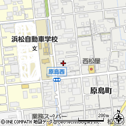 静岡県浜松市中央区原島町456周辺の地図