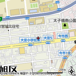 トヨタカローラ大阪旭店周辺の地図
