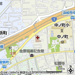 静岡県浜松市中央区中野町117周辺の地図