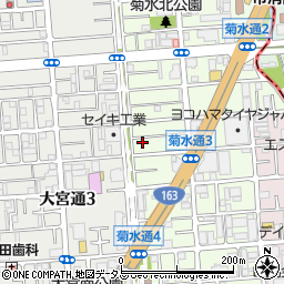 大阪府守口市菊水通3丁目3-2周辺の地図