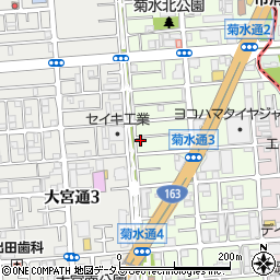 大阪府守口市菊水通3丁目3-25周辺の地図