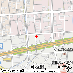静岡県磐田市小立野448周辺の地図