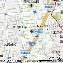 大阪府守口市菊水通3丁目3-7周辺の地図
