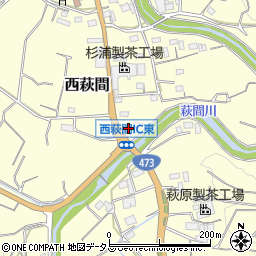 静岡県牧之原市西萩間343周辺の地図