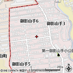 兵庫県神戸市東灘区御影山手6丁目1-9周辺の地図