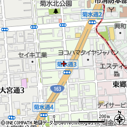大阪府守口市菊水通3丁目3-9周辺の地図