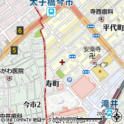 大阪府守口市平代町12周辺の地図