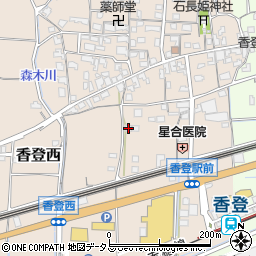 岡山県備前市香登西155-1周辺の地図