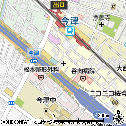 兵庫県西宮市今津水波町5-22周辺の地図