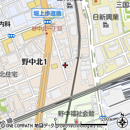 アメニティー新大阪四番館周辺の地図