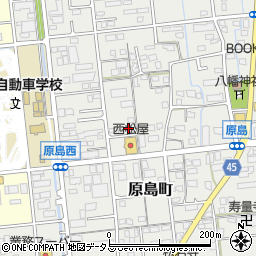 静岡県浜松市中央区原島町493周辺の地図