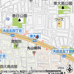 スシロー 尼崎大庄店周辺の地図