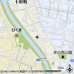 静岡県浜松市中央区十軒町651周辺の地図