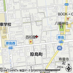静岡県浜松市中央区原島町184周辺の地図