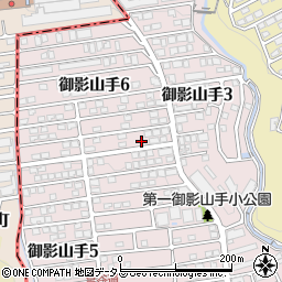 兵庫県神戸市東灘区御影山手6丁目1-7周辺の地図