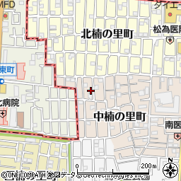 大阪府大東市中楠の里町3-24周辺の地図