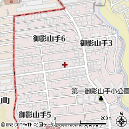兵庫県神戸市東灘区御影山手6丁目1周辺の地図