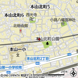 Ａ神戸市東灘区・金庫のトラブル対応　２４Ｘ３６５安心受付センター周辺の地図