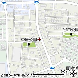 静岡県磐田市明ケ島原周辺の地図