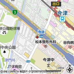 炭火焼肉神戸たんたん周辺の地図