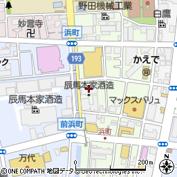 辰馬本家酒造周辺の地図