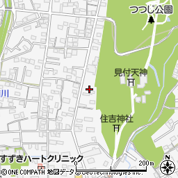 静岡県磐田市住吉町周辺の地図