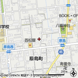 静岡県浜松市中央区原島町185周辺の地図