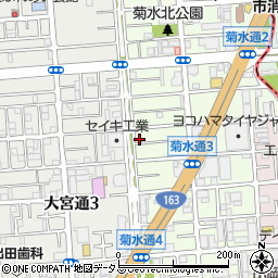 大阪府守口市菊水通3丁目1-22周辺の地図