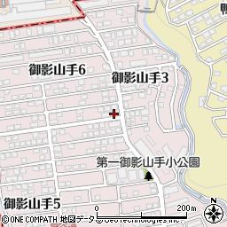 兵庫県神戸市東灘区御影山手6丁目1-2周辺の地図