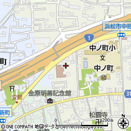 静岡県浜松市中央区中野町161周辺の地図