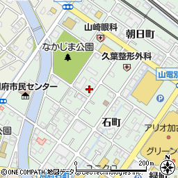 兵庫県加古川市別府町中島町18周辺の地図