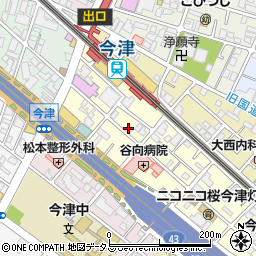 兵庫県西宮市今津水波町4-17周辺の地図