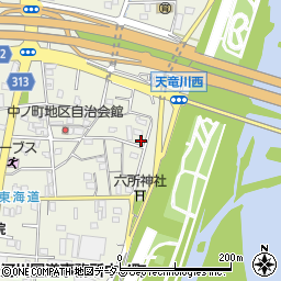 静岡県浜松市中央区中野町1079周辺の地図