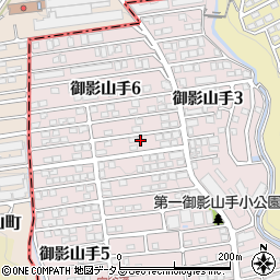 兵庫県神戸市東灘区御影山手6丁目1-28周辺の地図