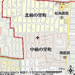 大阪府大東市中楠の里町5-24周辺の地図